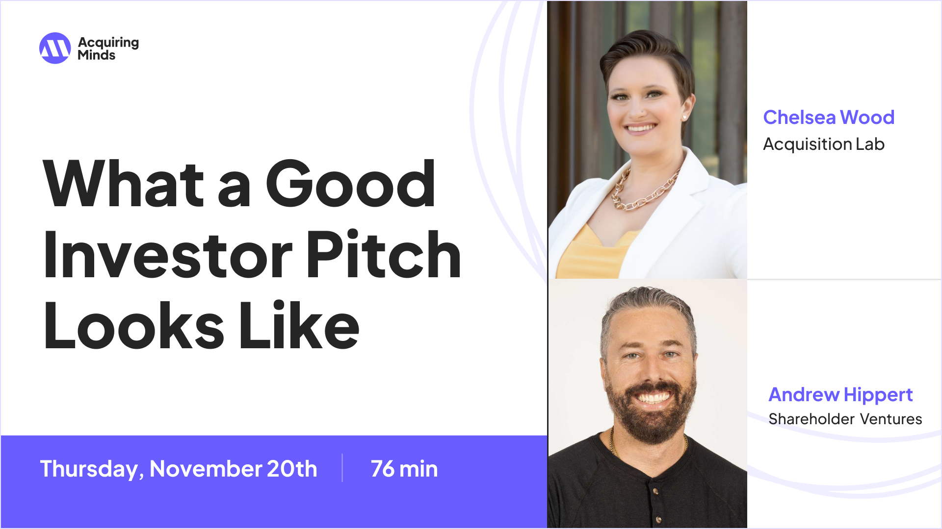 What a Good Investor Pitch Looks Like