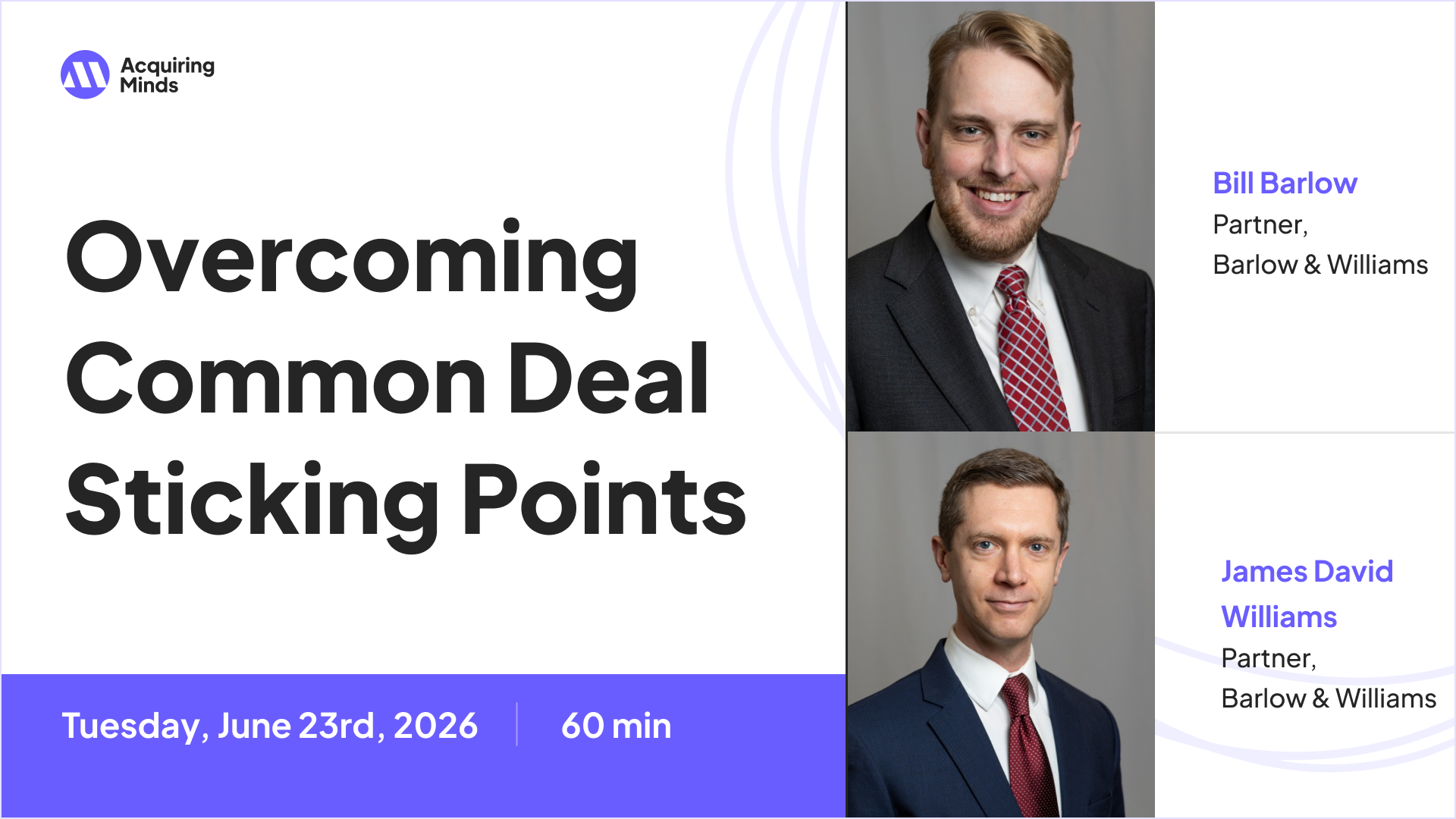 Overcoming Common Deal Sticking Points