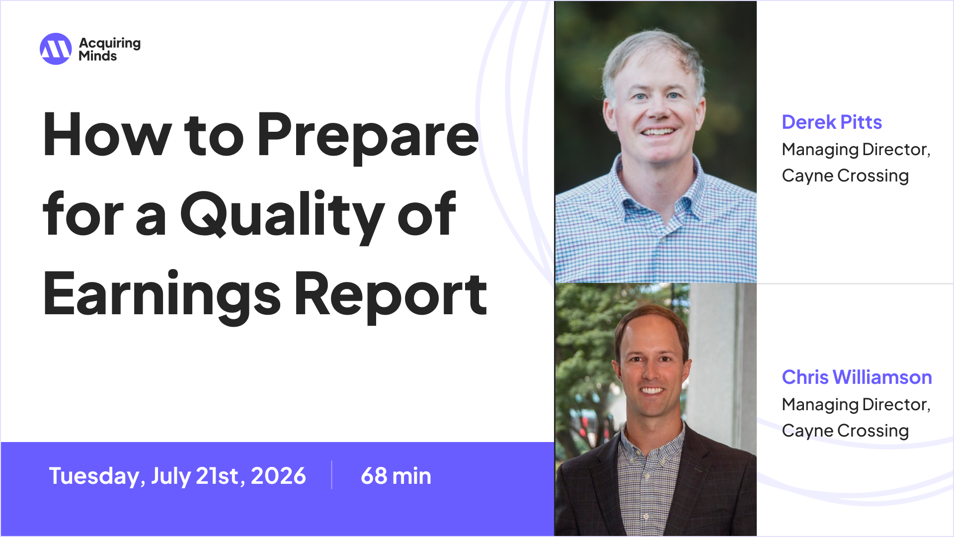 Don't Rush: How to Prepare for a Quality of Earnings Report
