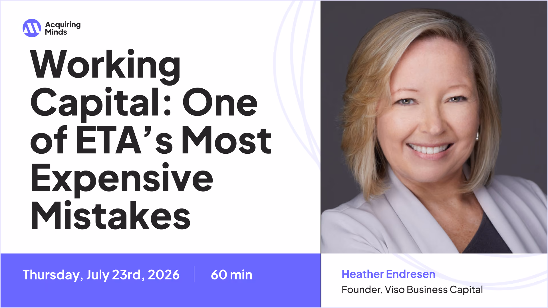 Working Capital: One of ETA’s Most Expensive Mistakes