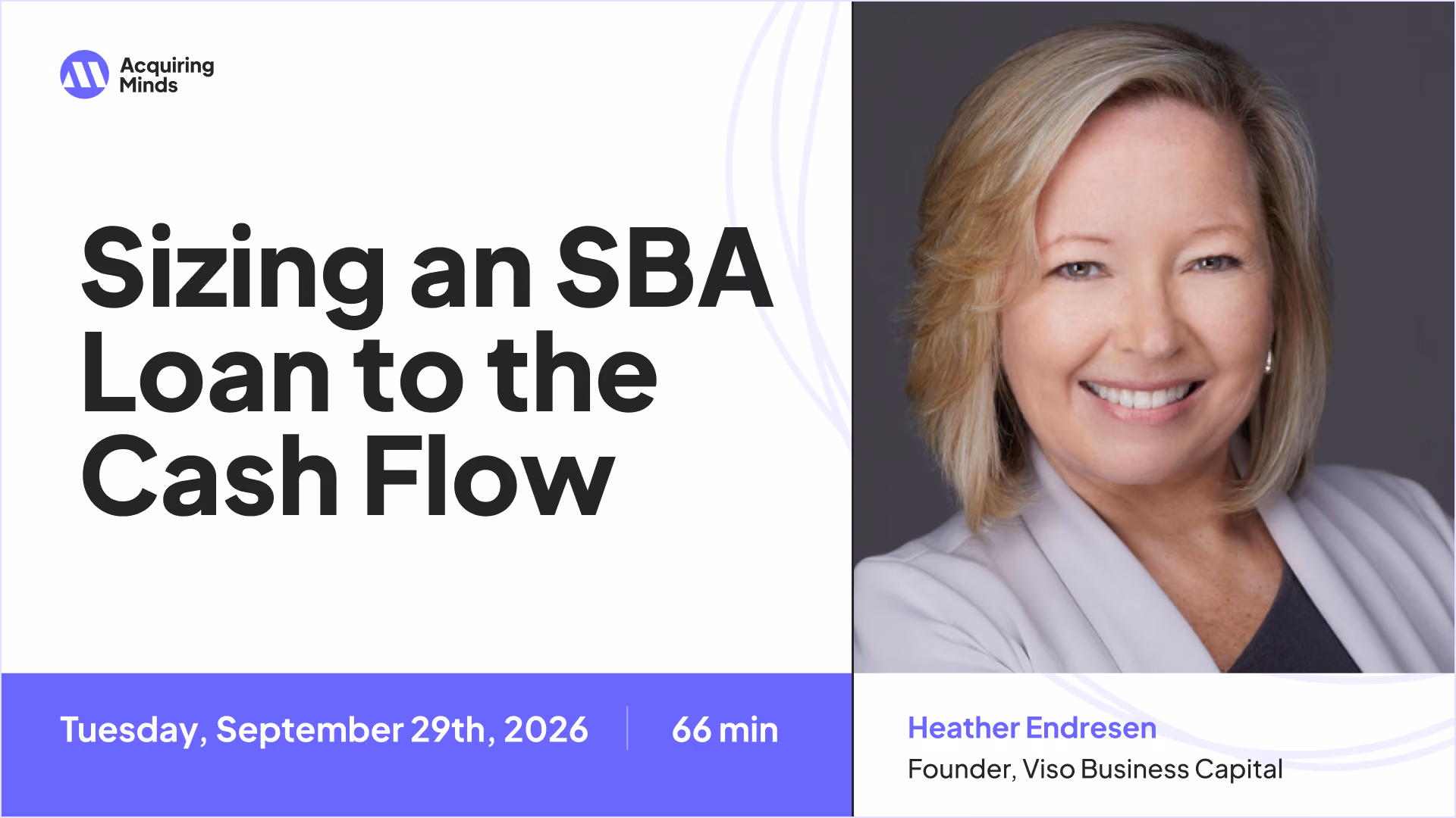 Sizing an SBA Loan to the Cash Flow