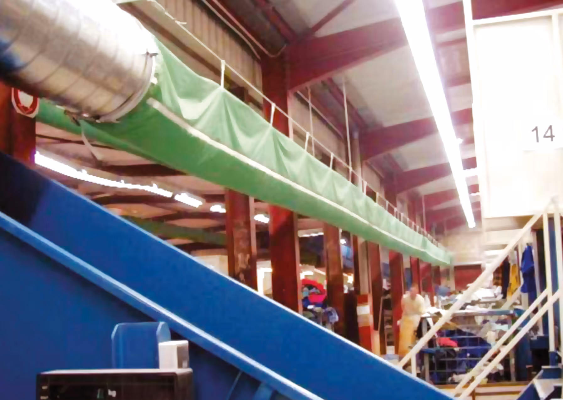 Textil'Air® F - exemplo de instalação