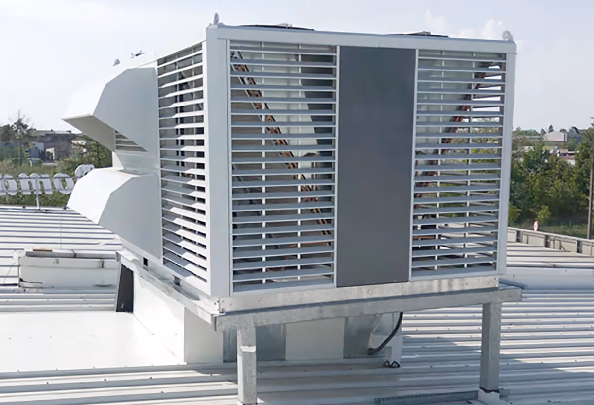 Power Roof 90 Autonome: exemplo de instalação