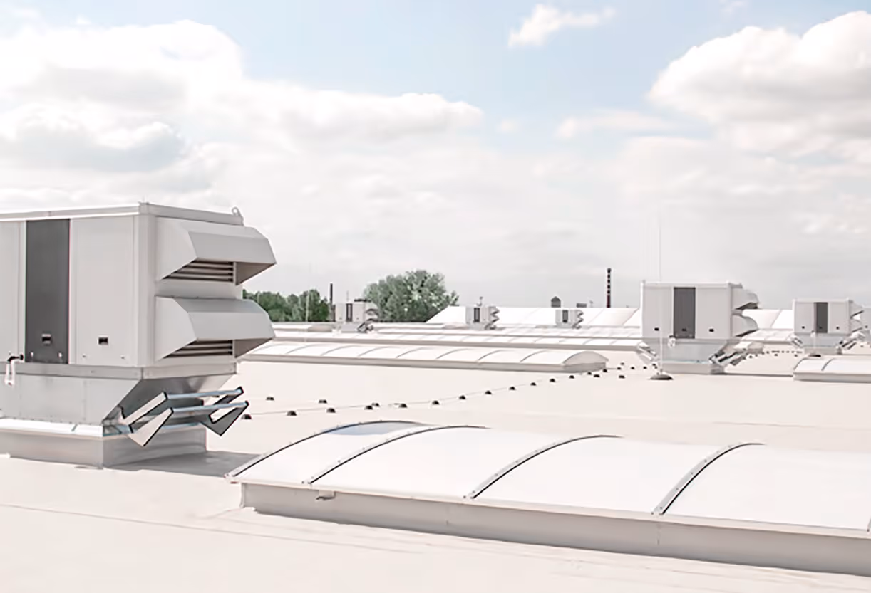 Power Roof 90 Autonome: exemplo de instalação