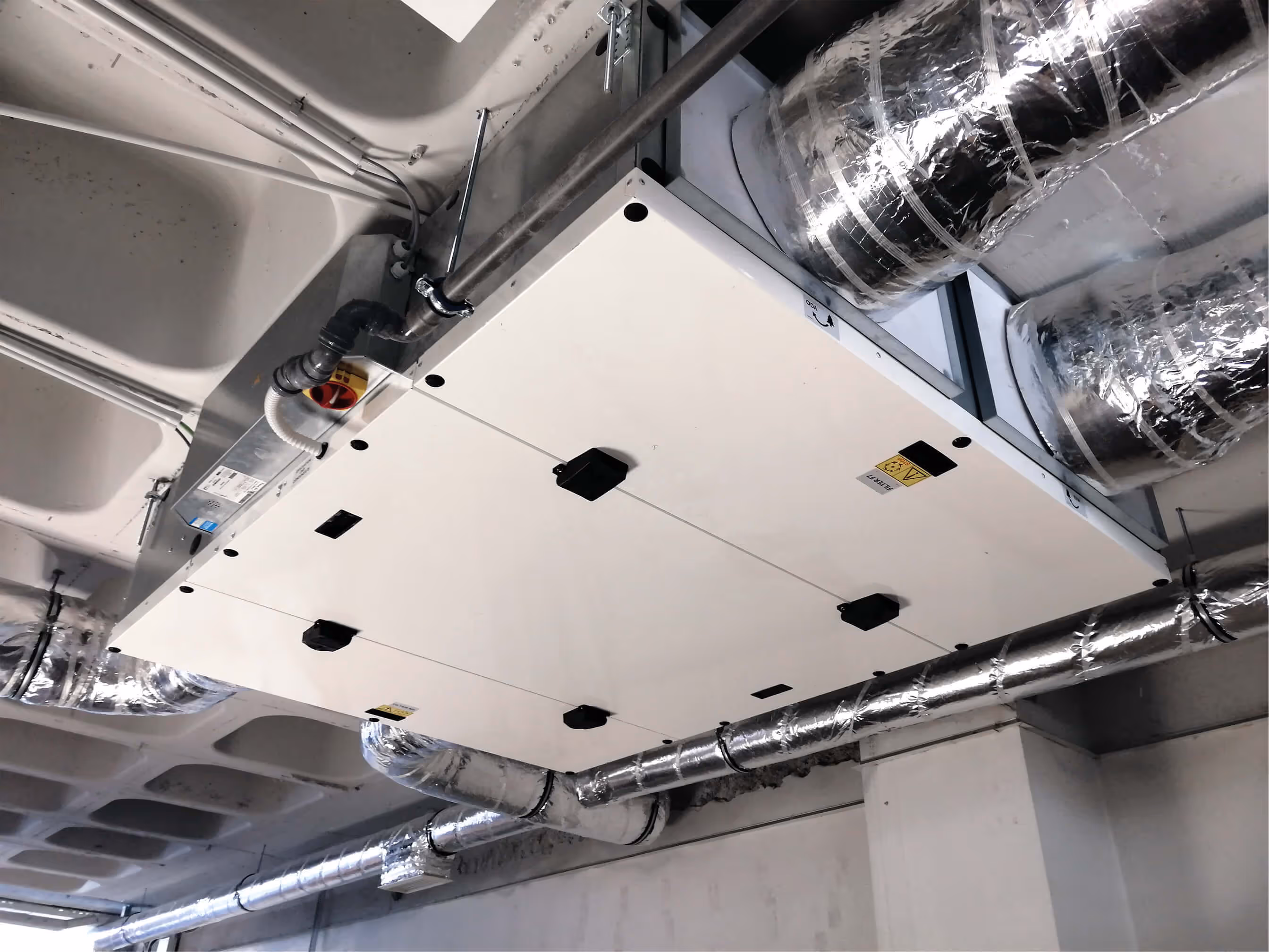 Plate Box® 95 2: exemplo de instalação