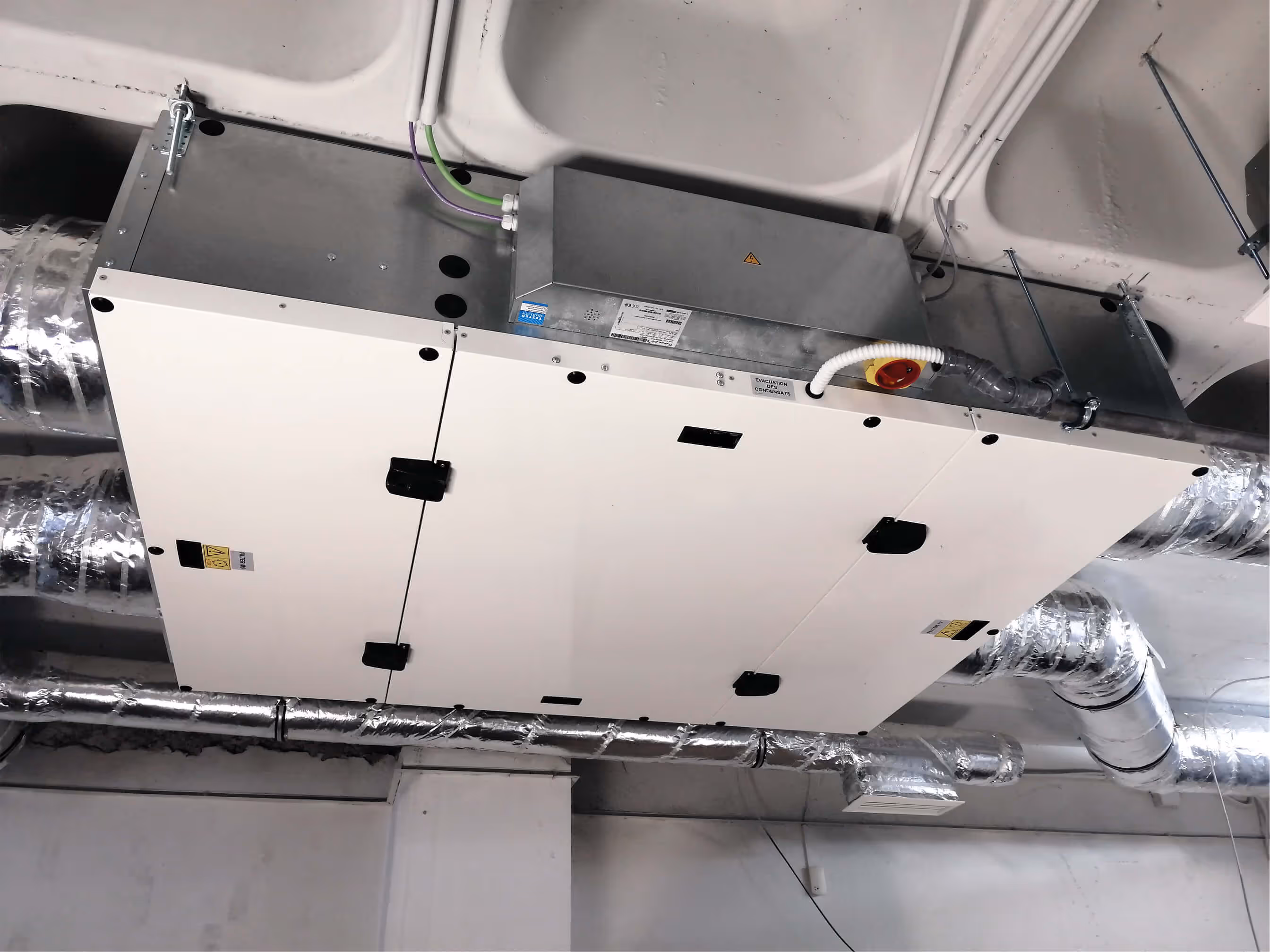 Plate Box® 95 2: exemplo de instalação