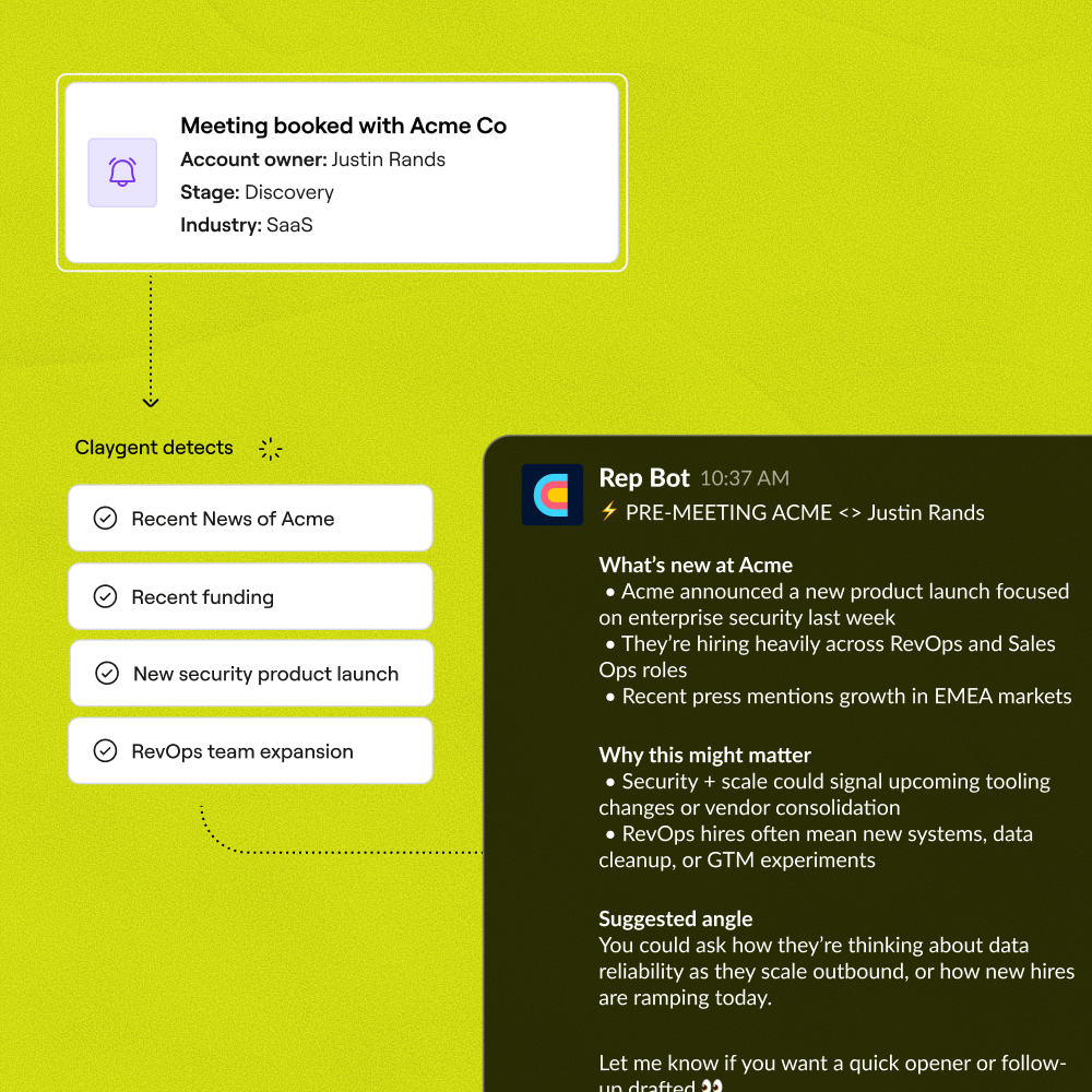 Push finished briefs to Salesforce or Slack