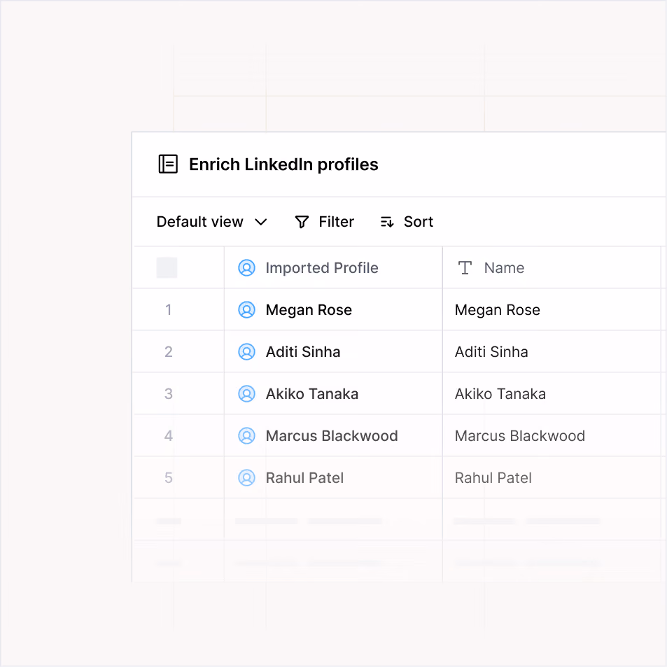 Les données LinkedIn en entrée améliorent la précision des correspondances par fournisseur.