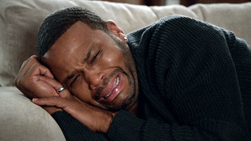 (me at night when my day was people pointing out flaws in the project that once gave me joy)