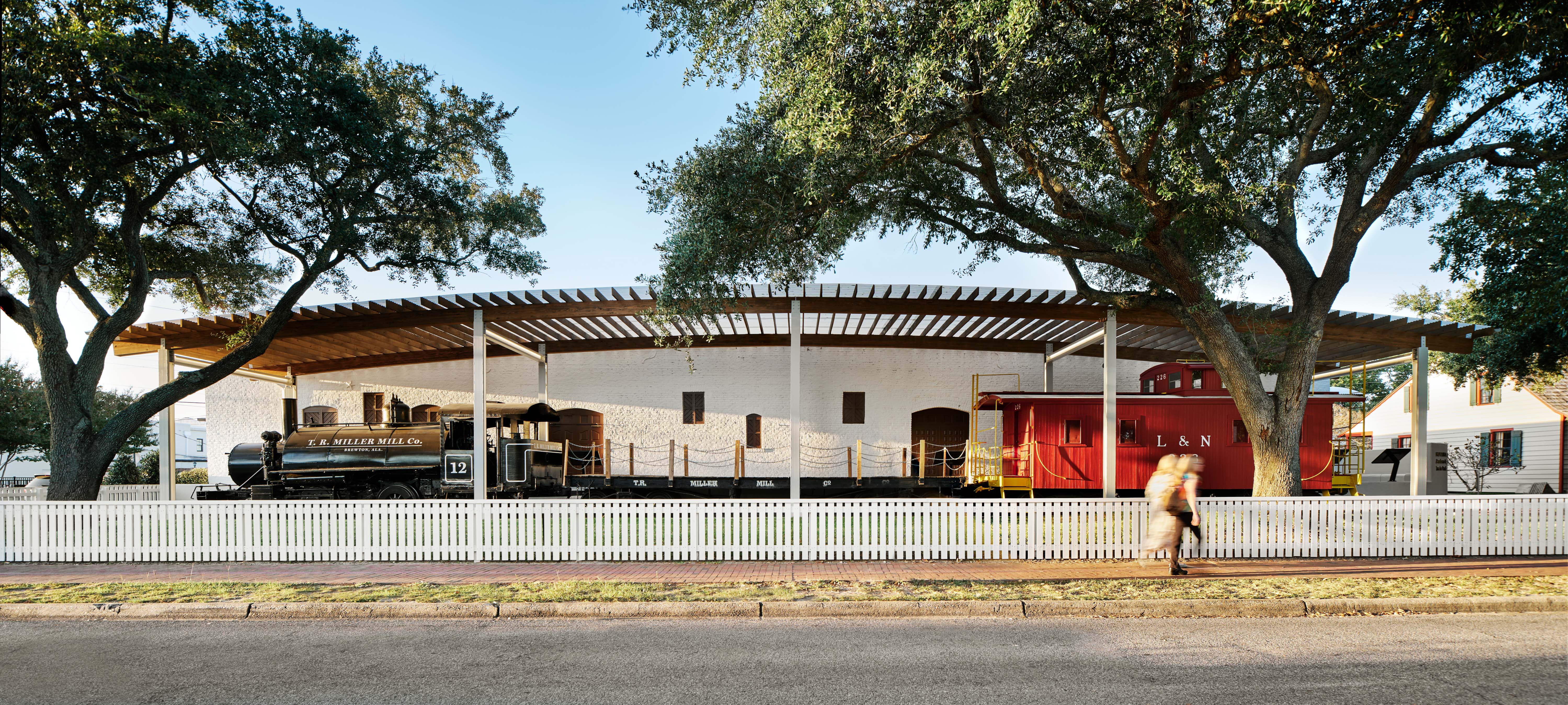 2026 People's Choice Competition Winner: UWF Museum of Industry Entrance & Train Canopy