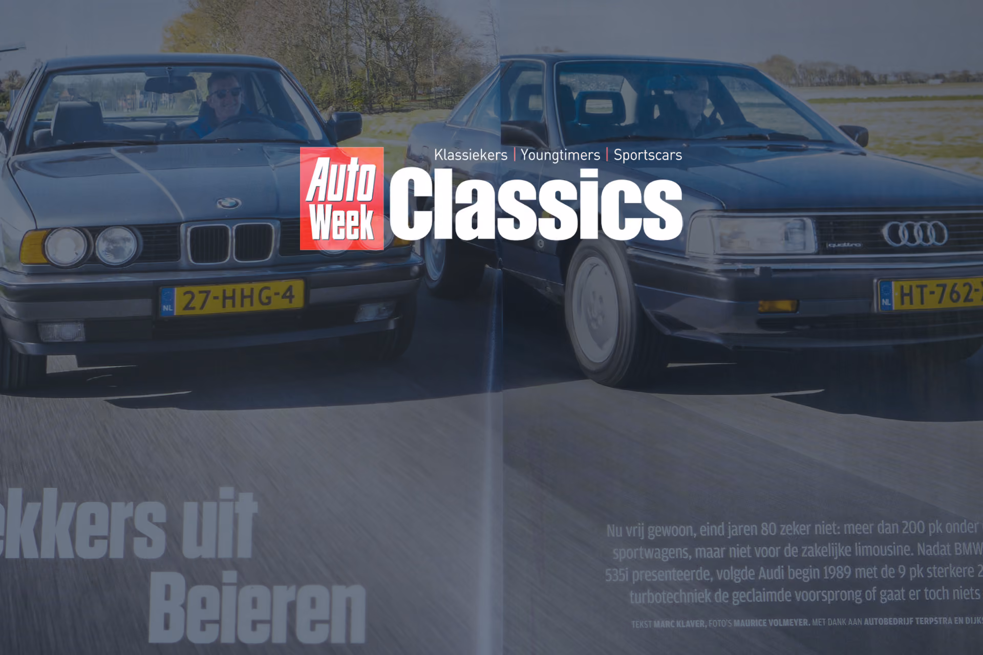 Dijkstra Classic Cars in het mei nummer van  'Autoweek Classics'