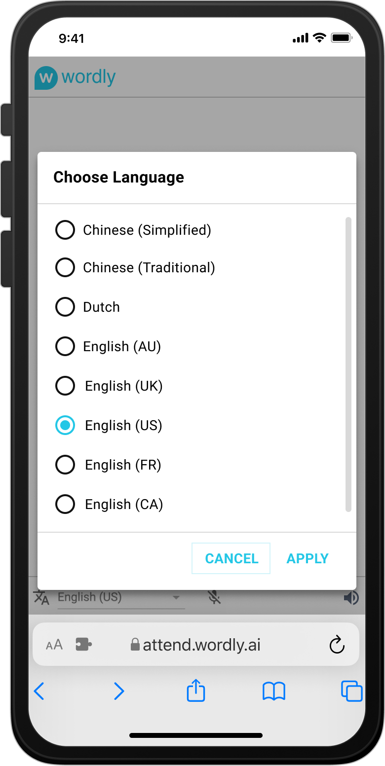 Translation App Real Time AI Voice Text Translation Wordly