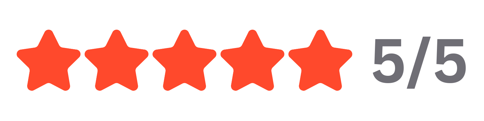 5 out of 5 stars