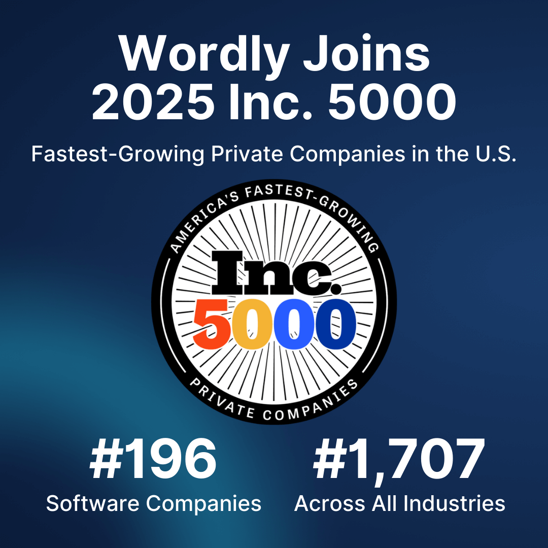 Wordly reaching 5 million AI users and joining the 2025 Inc. 5000 list of fastest-growing software companies