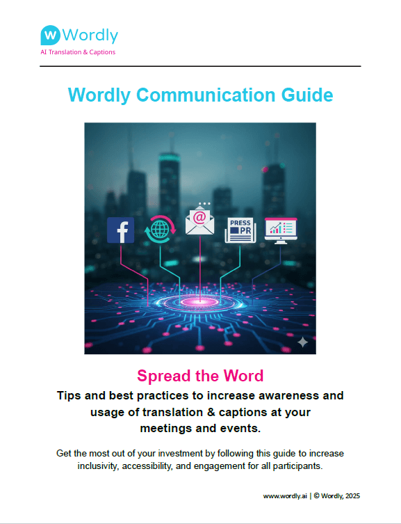 Translation and Caption Promotion Communication Guide