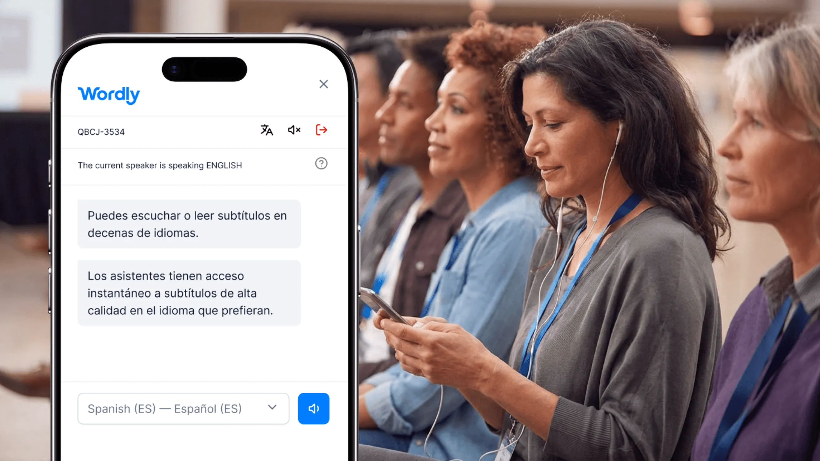 Association translation with the Wordly platform