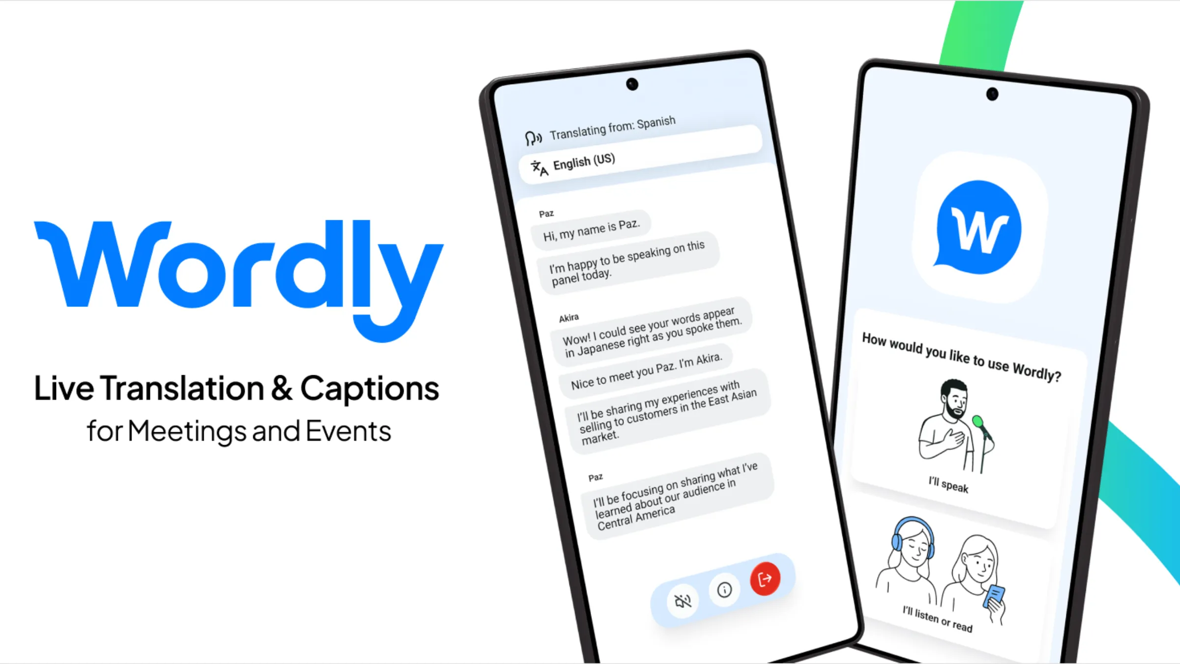Wordly mobile app for meetings and events