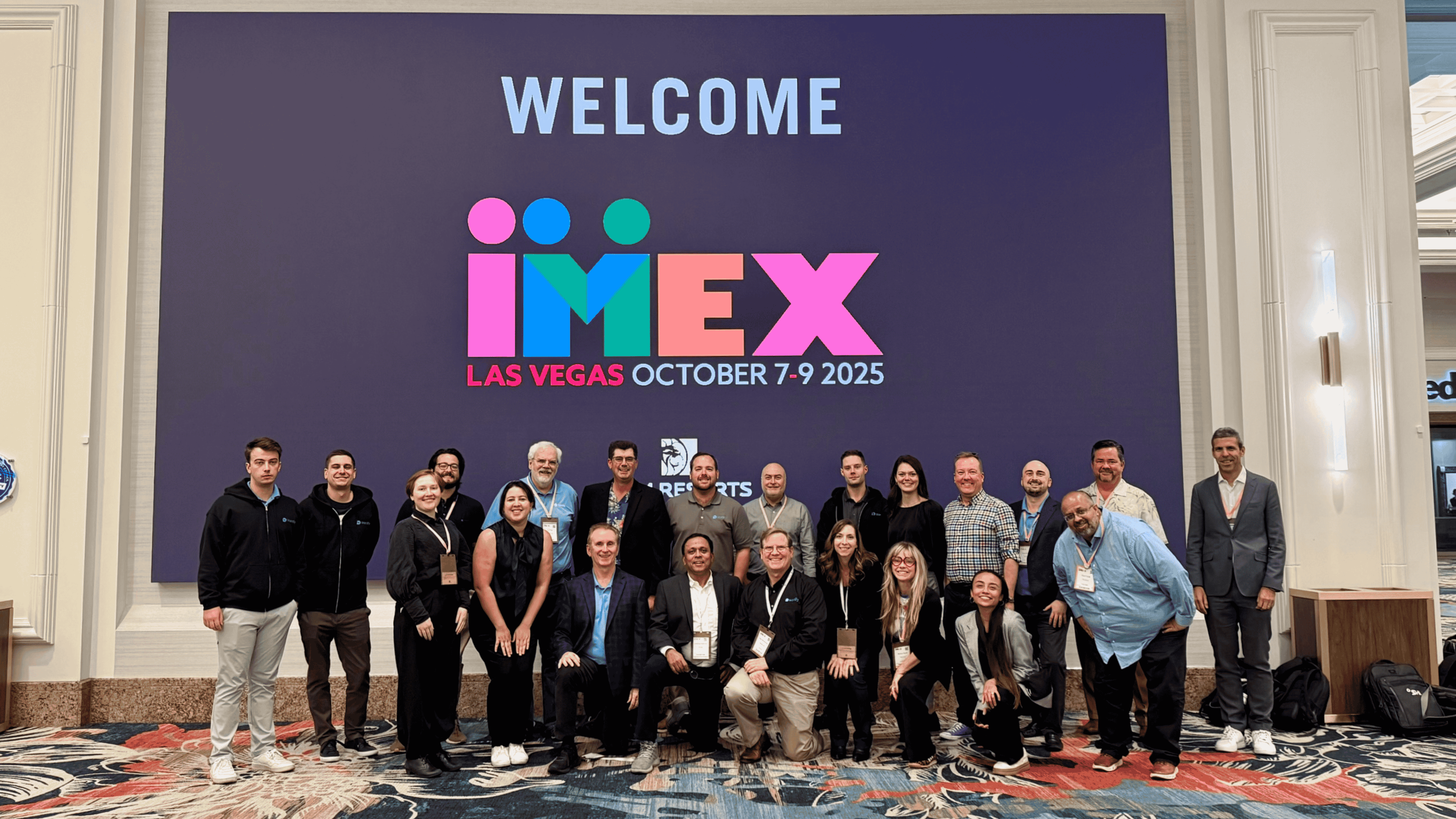 Wordly team at IMEX America 2025 in Las Vegas, Nevada