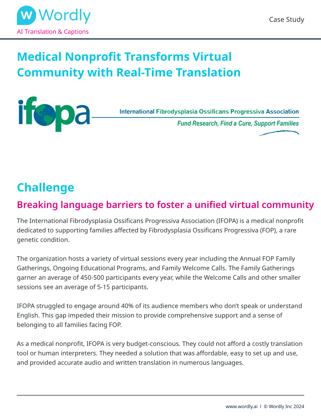 Fiche technique de traduction en direct