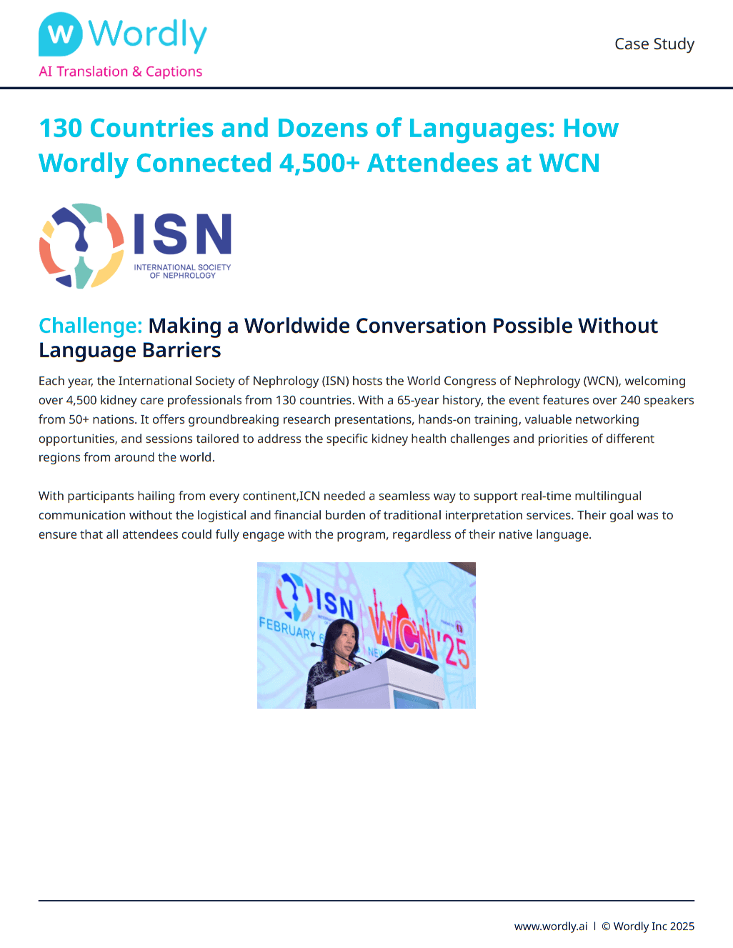 Fiche technique de traduction en direct