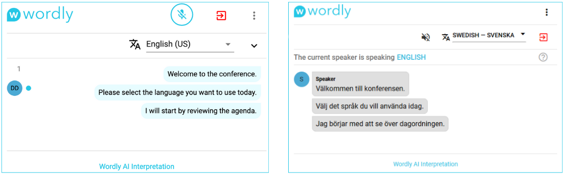 English to Swedish Interpretation