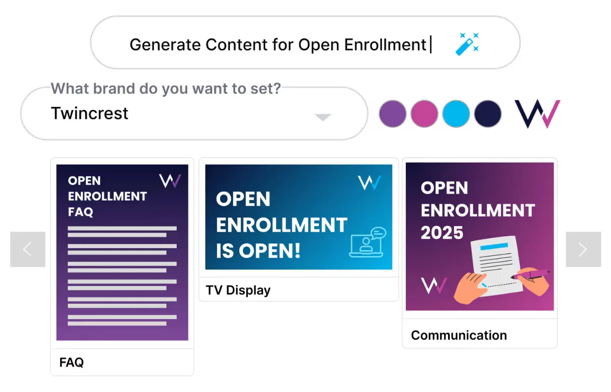 AI Content Studio product screenshot