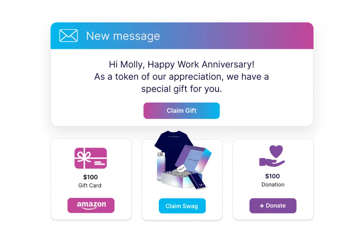 Swag and E-Gifting Hub product screenshot