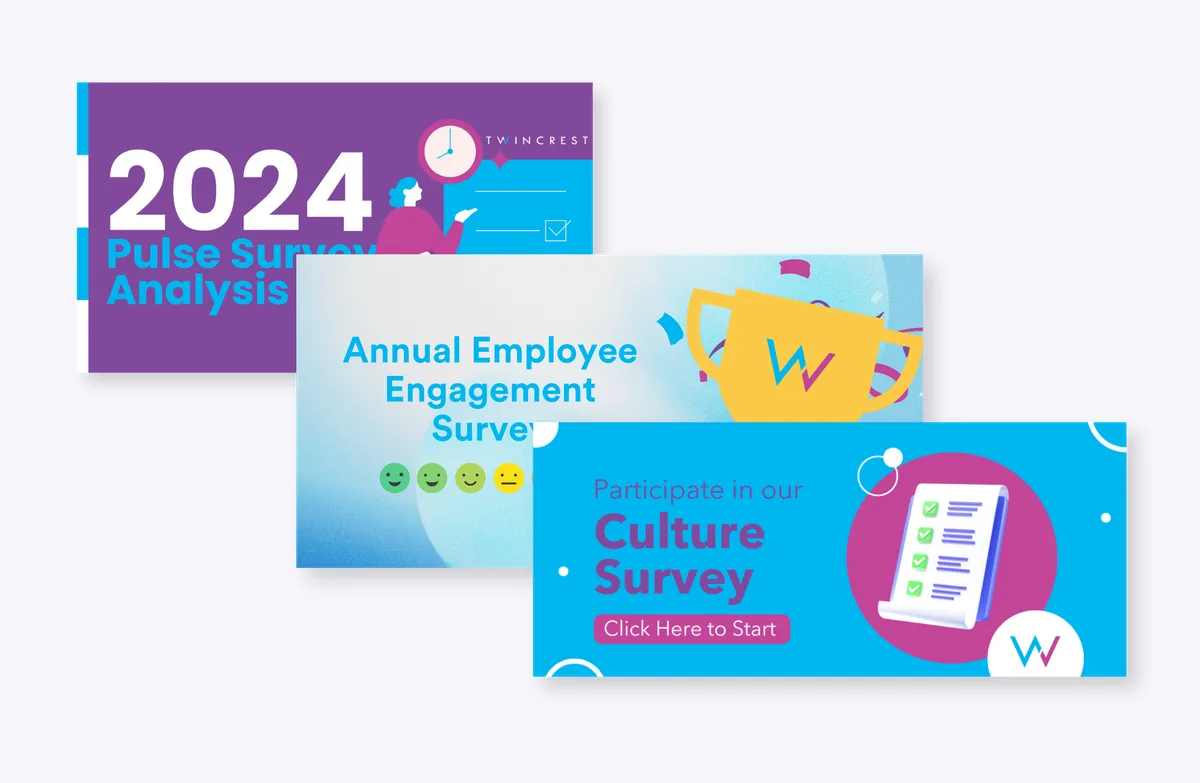 Branded pulse and annual engagement surveys