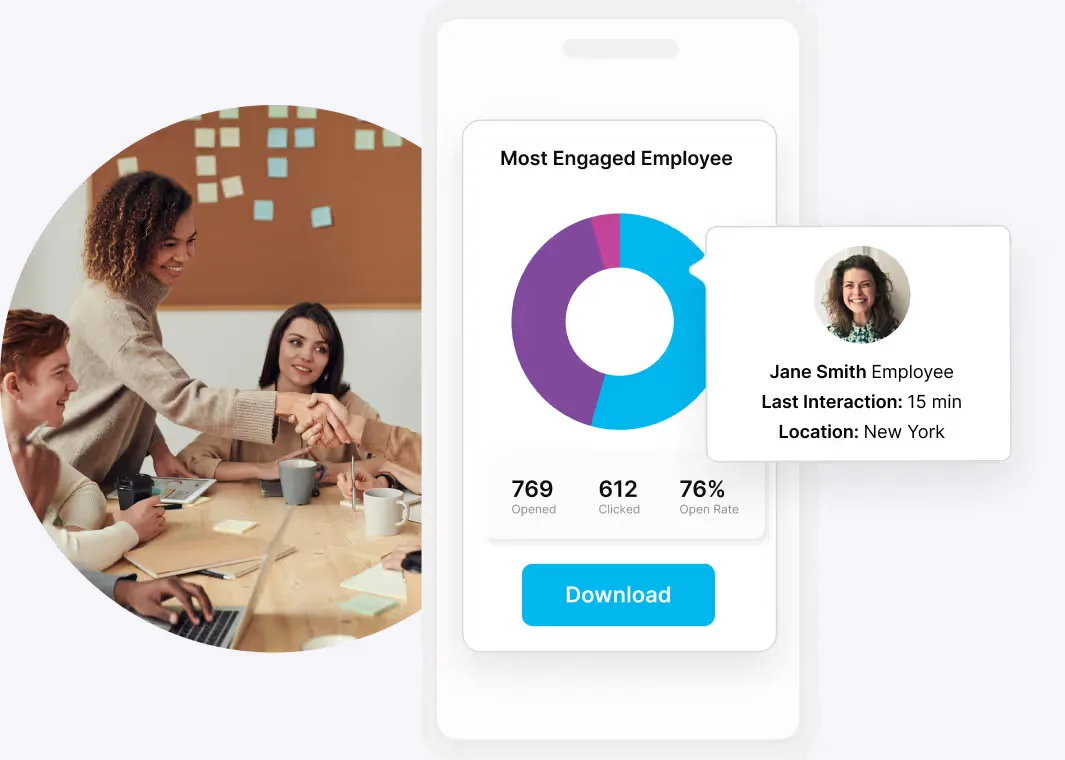Engagement view during an integration