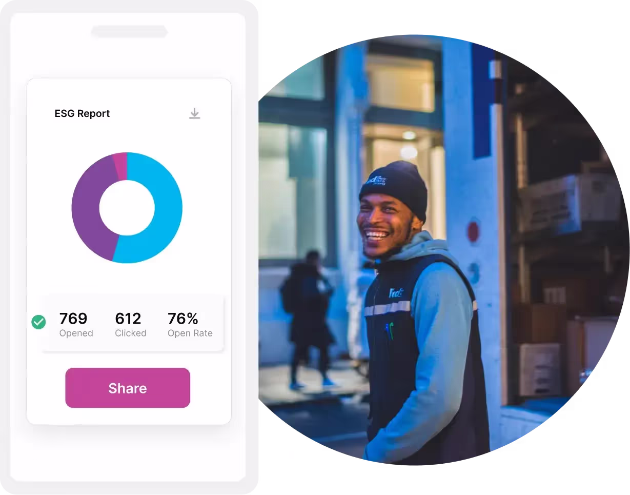 Simplify ESG report sharing