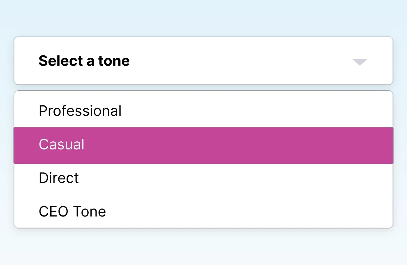 Your voice, not a chatbot's