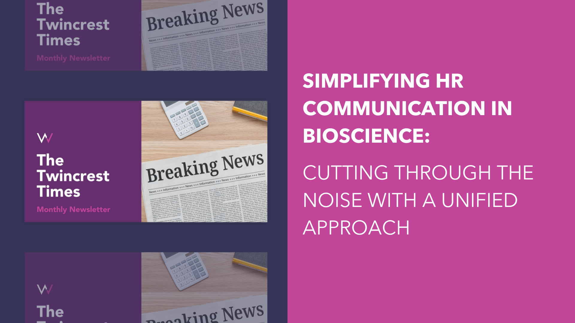 Simplifying HR Communication in Bioscience: Cutting Through the Noise with a Unified Approach