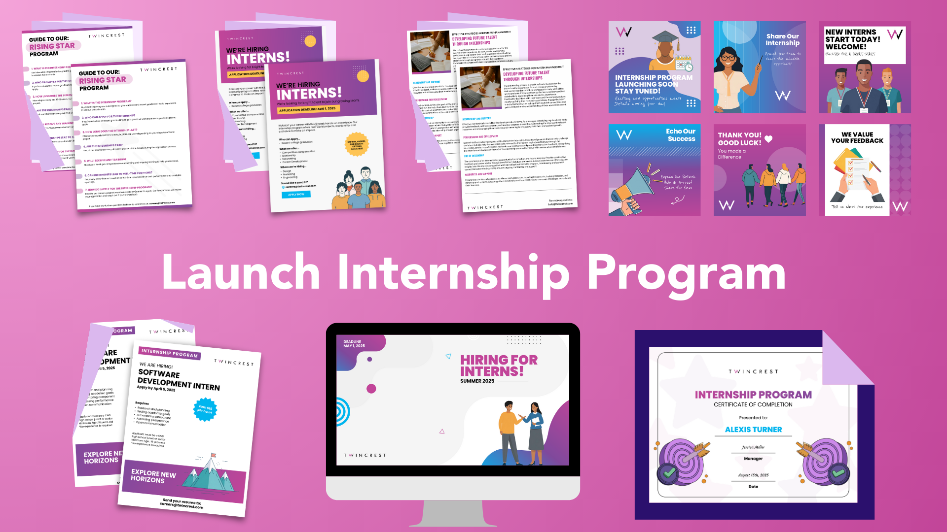 19 Internship Program Template Options