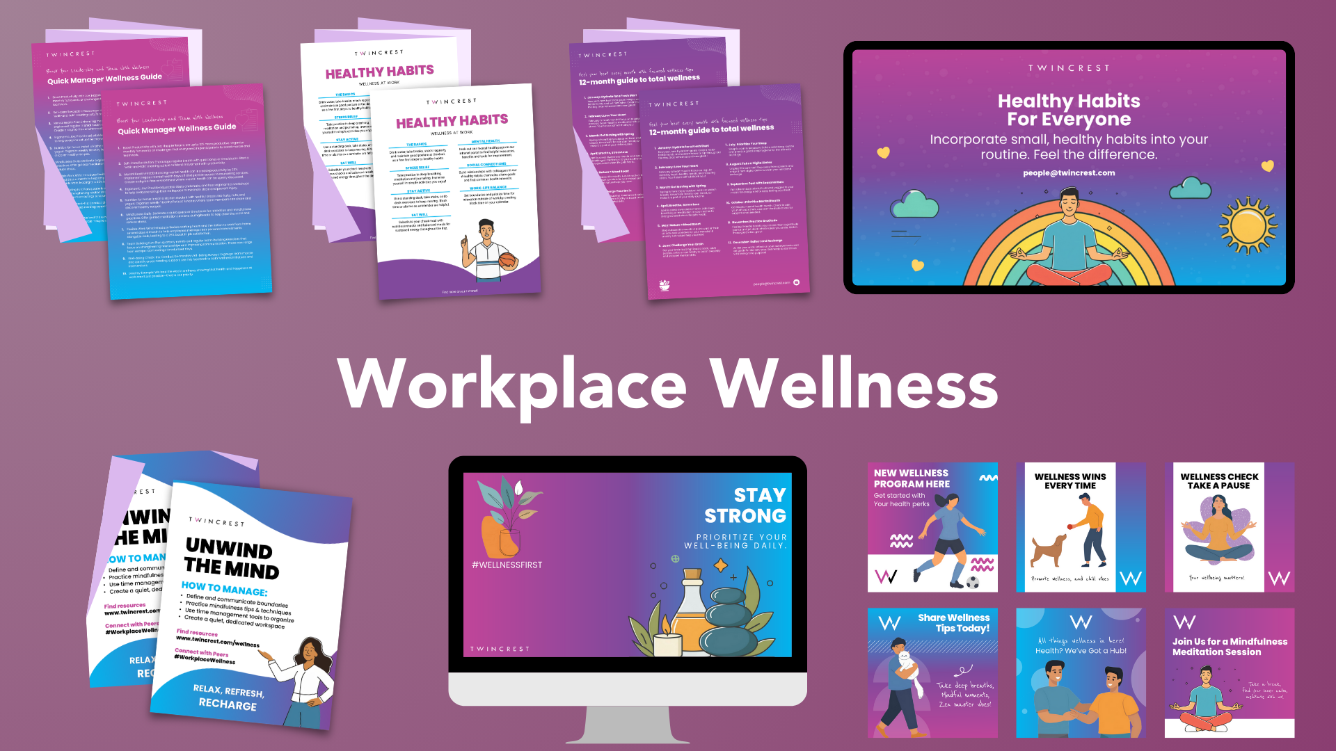 20 Workplace Wellness Templates