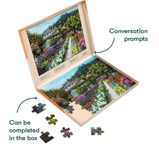 Jigsaws in a Tray 63 Piece - Monet's Garden