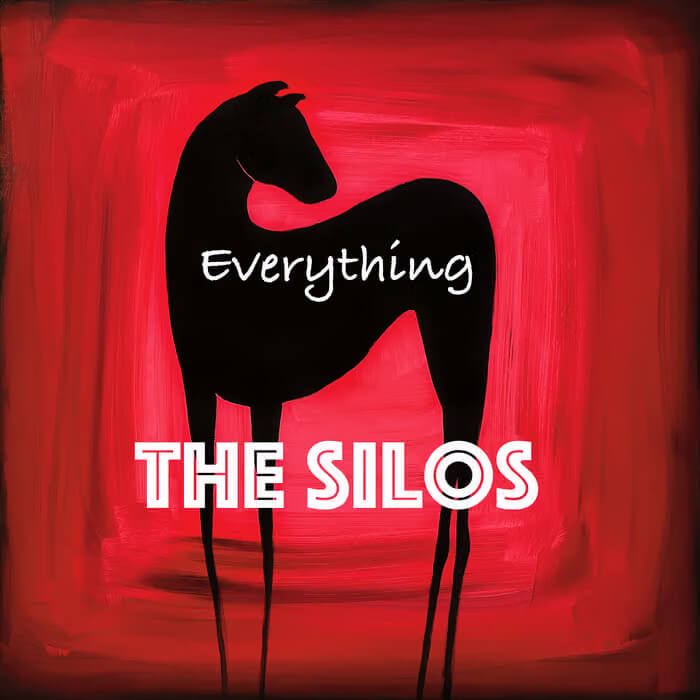 Cover art for The Silos' album "Everything" showing an abstract painting of a horse