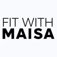 Text reading 'FIT WITH MAISA' with 'MAISA' in bold.