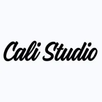 Cali Studio logo in black cursive text on a white background.