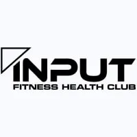 Input Fitness Health Club logo with stylized text and an arrow graphic.