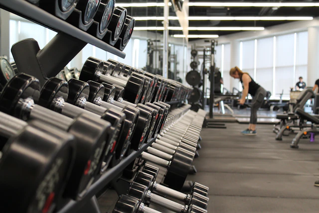 Modern gym equipment