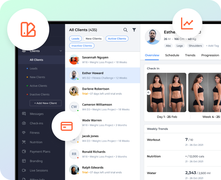 personal training software one portal unlimited clients
