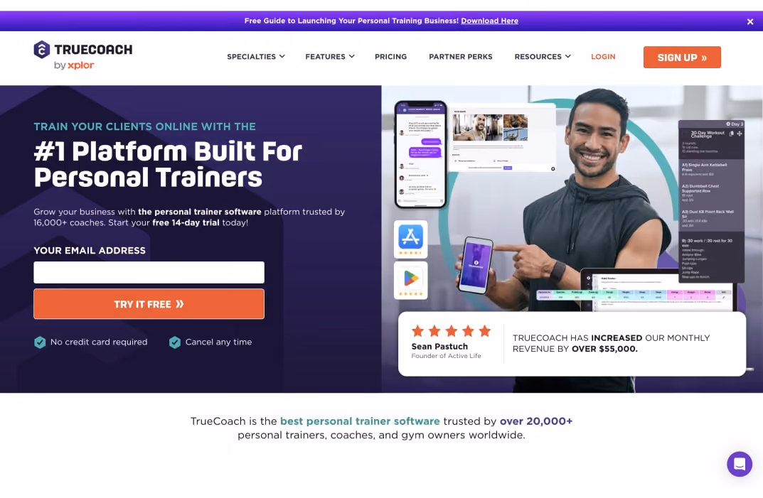 Truecoach web ui