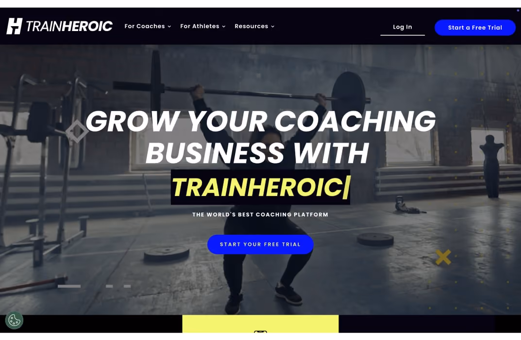 Trainheroic website