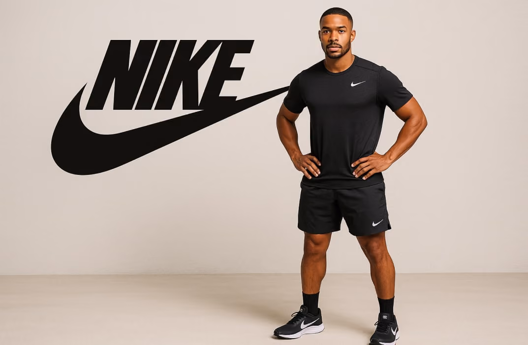 Alt Text: Nike fitness gear and apparel promoting the brand’s global affiliate program for trainers, influencers, and fitness enthusiasts.