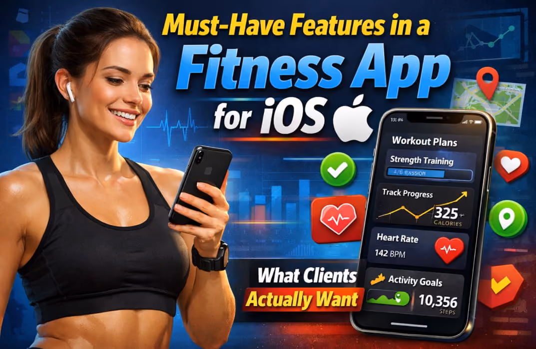 features in a fitness app for iOS