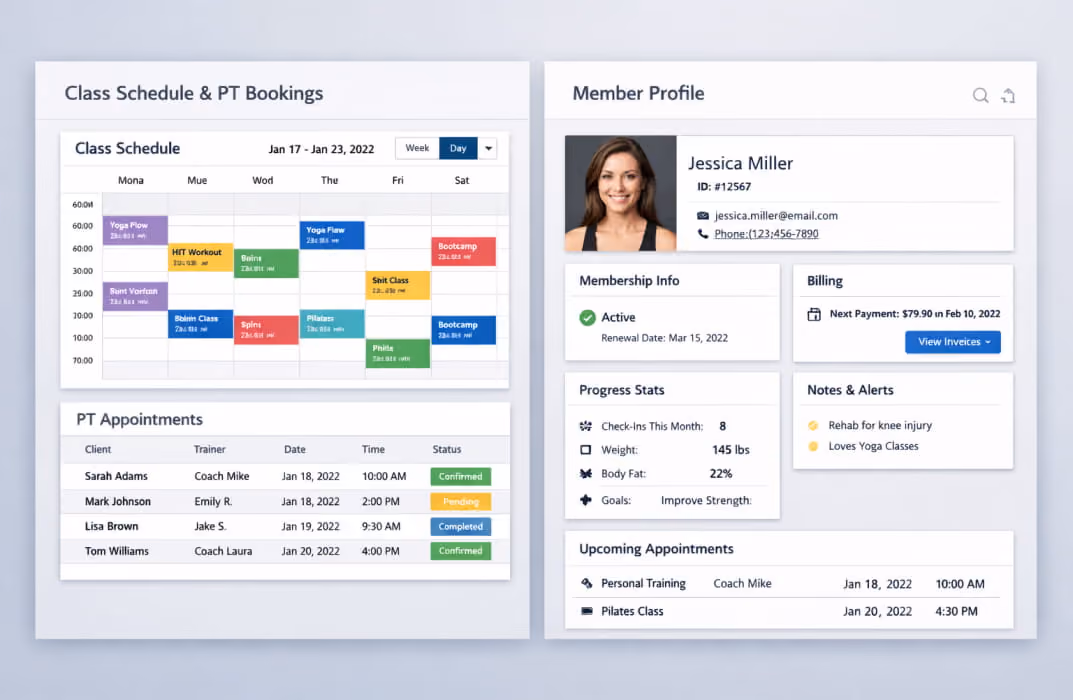 Fitness Studio Software