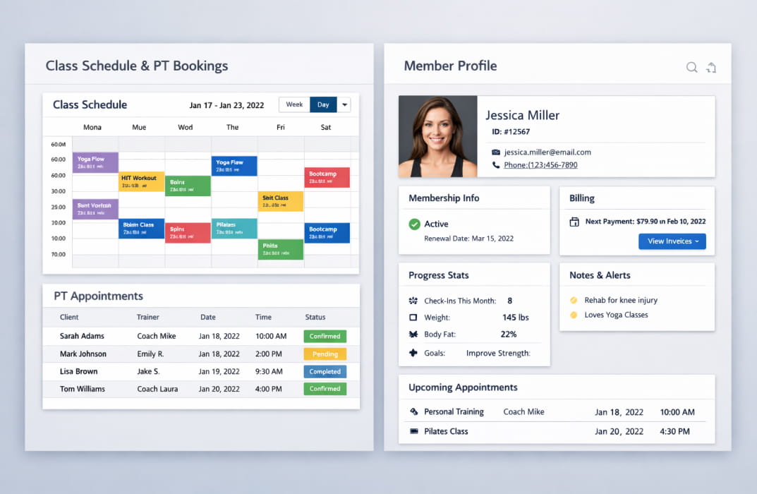 Fitness Studio Software