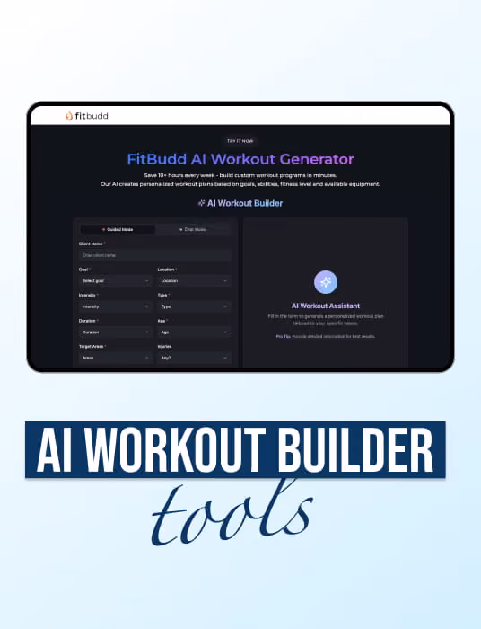 AI Workout Builder Tools: How Personal Trainers Can Create Programs Faster