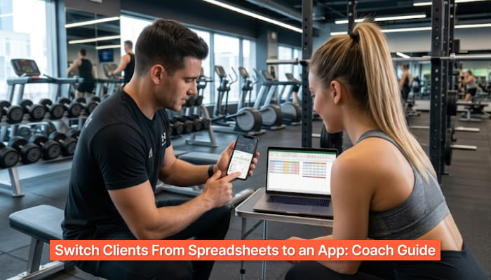 How to Switch Clients From Spreadsheets to a Coaching App