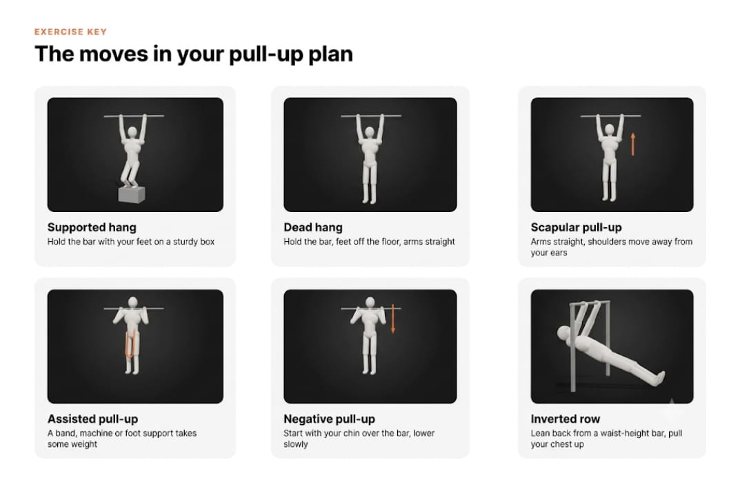 Exercise Key for Pull-Ups